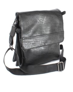 Мужская сумка планшет из экокожи G011 5 чёрная Cantlor