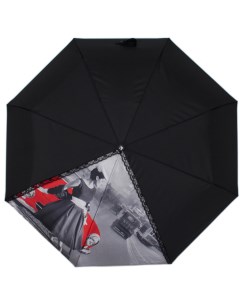 Зонт женский 100106 FJ черный Flioraj