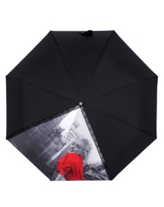 Зонт женский 100104 FJ черный Flioraj