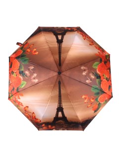 Зонт женский 231217 FJ коричневый Flioraj