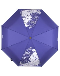 Зонт женский 16072 FJ синий Flioraj