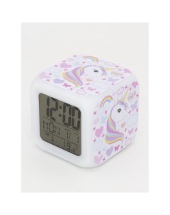 Часы будильник Единорог с подсветкой 26 Mihi mihi