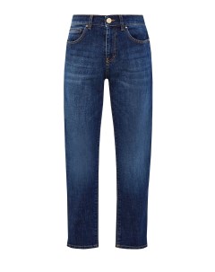 Окрашенные вручную джинсы с литой фурнитурой Lorena antoniazzi
