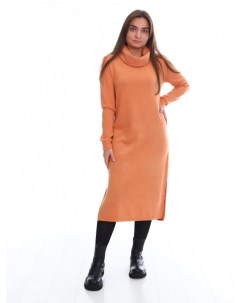 Платье трикотажное Сальда оранжевое Инсантрик