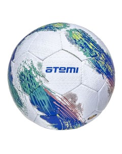 Мяч футбольный GALAXY р 5 белый зеленый синий Atemi