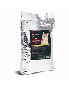 Полнорационный сухой корм для стерилизованных котов и кошек с индейкой и уткой Landor