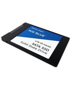 Твердотельный накопитель SSD 2 5 4 Tb Blue Read 560Mb s Write 530Mb s 3D NAND TLC Western digital