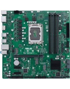 Материнская плата PRO Q670M C CSM Soc 1700 Intel Q670 4xDDR5 mATX AC 97 8ch 7 1 GbLAN RAID HDMI DP Asus