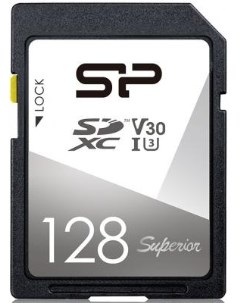 Карта памяти SD 128Gb SP128GBSDXCV3V10 Silicon power