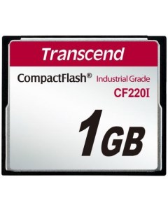 Промышленная карта памяти CompactFlash 220I 1 Гб SLC темп режим от 40 до 85 Transcend