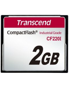 Промышленная карта памяти CompactFlash 220I 2 Гб SLC темп режим от 40 до 85 Transcend