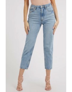 Укороченные джинсы на высокой талии Guess