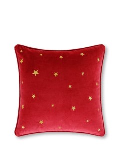 Декоративная подушка Stars Velvet Red Coincasa