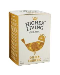 Чай травяной c куркумой в пакетиках Higher living organic