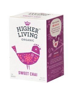 Чай травяной масала в пакетиках Higher living organic