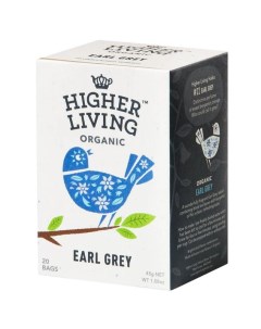 Чай черный с бергамотом в пакетиках Higher living organic