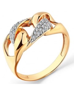Кольцо с 36 бриллиантами из красного золота Мастер бриллиант