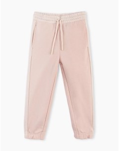 Розовые спортивные брюки Jogger колор блок для девочки Gloria jeans