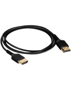 Кабель HDMI 1м WAVC HDMIUS 1M круглый черный Wize