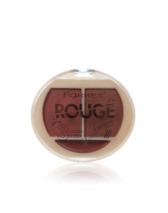 Румяна для лица Rouge 01 3 цвета 6г Farres