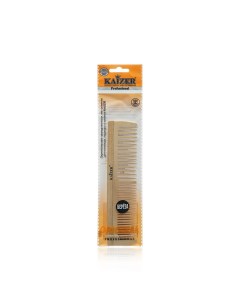 Расческа гребень для волос деревянная комбинированная 190мм Kaizer
