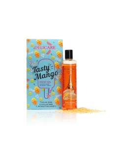 Женский набор гель для душа Tasty Mango 300мл соль для ванны 100г Delicare