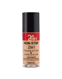 Тональный крем и консилер 2 в 1 PROFASHION 24H NON STOP 2IN1 FOUNDATION CONCEALER Pastel