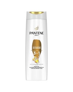 Шампунь и бальзам ополаскиватель для волос интенсивный уход 3в1 Дополнительный объем 360 мл Pantene pro-v