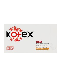 Прокладки ежедневные NORMAL DEO 56 шт Kotex