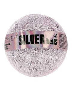 Бурлящий шар для ванны с блестками Silver bells 160 г L'cosmetics