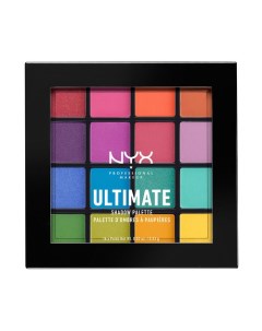 Палетка теней для век ULTIMATE тон 04 Brights Nyx professional makeup