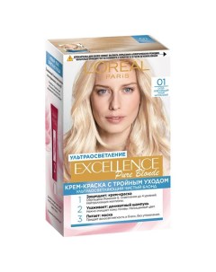 Крем краска для волос EXCELLENCE тон 01 Супер осветляющий русый натуральный L'oreal