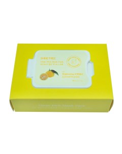 Маска для лица с экстрактом лимона и ниацинамидом для сияния кожи 15 шт Shinetree