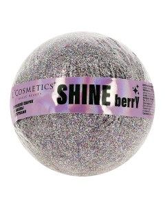 Бурлящий шар для ванны с блестками Shine berry 160 г L'cosmetics