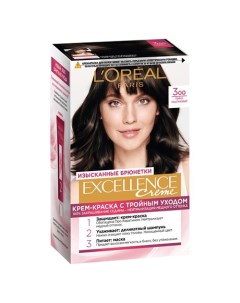 Крем краска для волос EXCELLENCE тон 3 Темно каштановый L'oreal