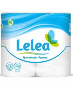 Бумага туалетная 3 х слойная 4 шт Lelea