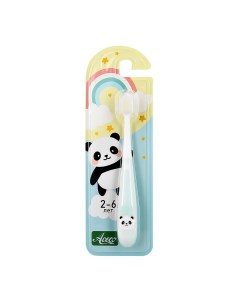 Щетка зубная для детей Panda Blue Aceco