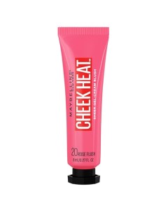 Румяна для лица CHEEK HEAT гелево кремовые тон 20 rose flash Maybelline