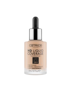 Основа тональная для лица HD LIQUID COVERAGE тон 030 Sand Beige Catrice