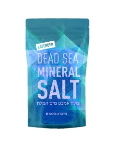 Соль для ванны минеральная Мертвого моря Лаванда 500 г Sea of spa