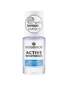 Базовое покрытие для ногтей BASE COAT BRIGHTENING active whitener отбеливающее 8 мл Essence