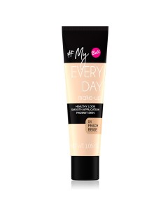 Тональная основа для лица MY EVERY DAY MAKE UP тон 04 с эффектом сияния Bell