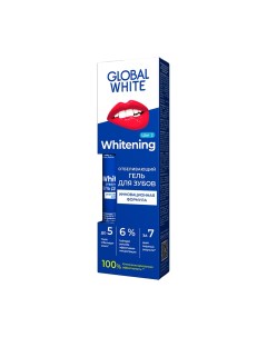 Гель карандаш для зубов отбеливающий Global white
