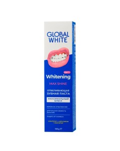 Паста зубная отбеливающая 100 г Global white