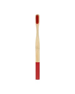Щетка зубная бамбуковая красная мягкая Aceco