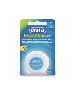 Нить зубная Essential вощеная мятная Oral-b