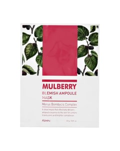 Маска для лица MULBERRY с экстрактом шелковицы выравнивающая тон кожи 23 г A'pieu