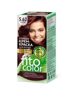 Крем краска для волос тон 5 62 бургунд 50 мл Fitocolor