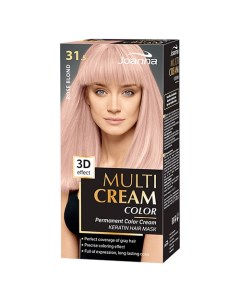 Краска для волос MULTI CREAM 3D Розовый блонд тон 31 5 Joanna