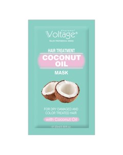 Маска для волос с кокосовым маслом для сухих поврежденных и окрашенных волос 20 мл Kharisma voltage